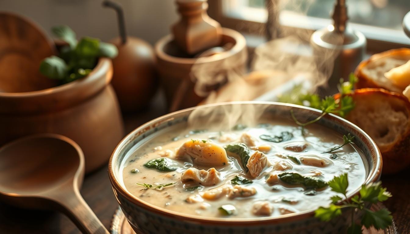 chicken florentine soup