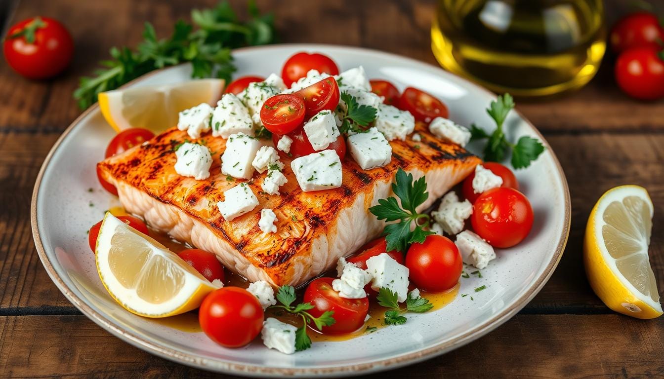 greek salmon recipe