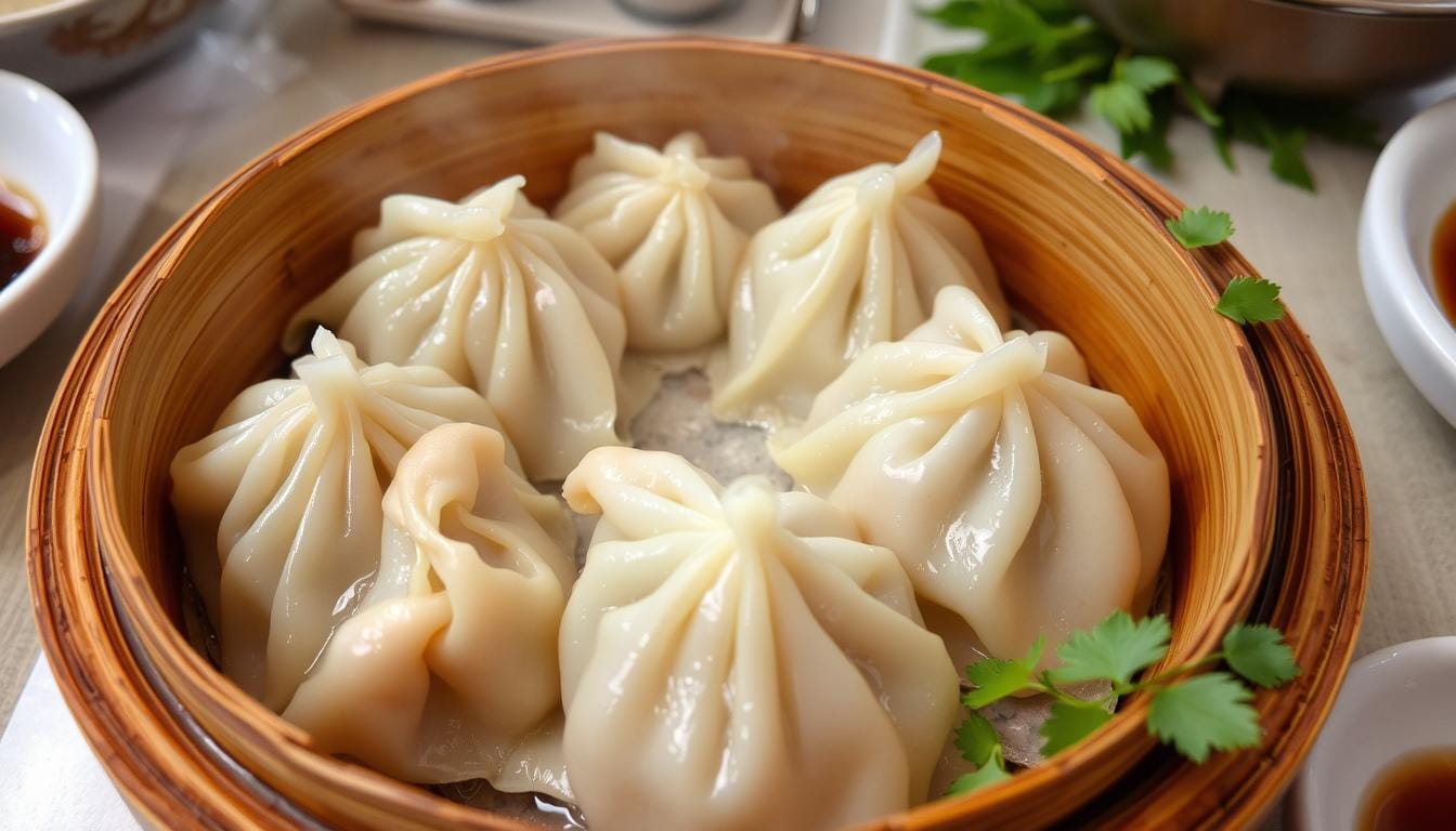 steamed chicken soup dumplings