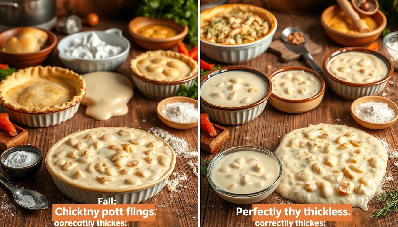 Why is my chicken pot pie so liquidy?